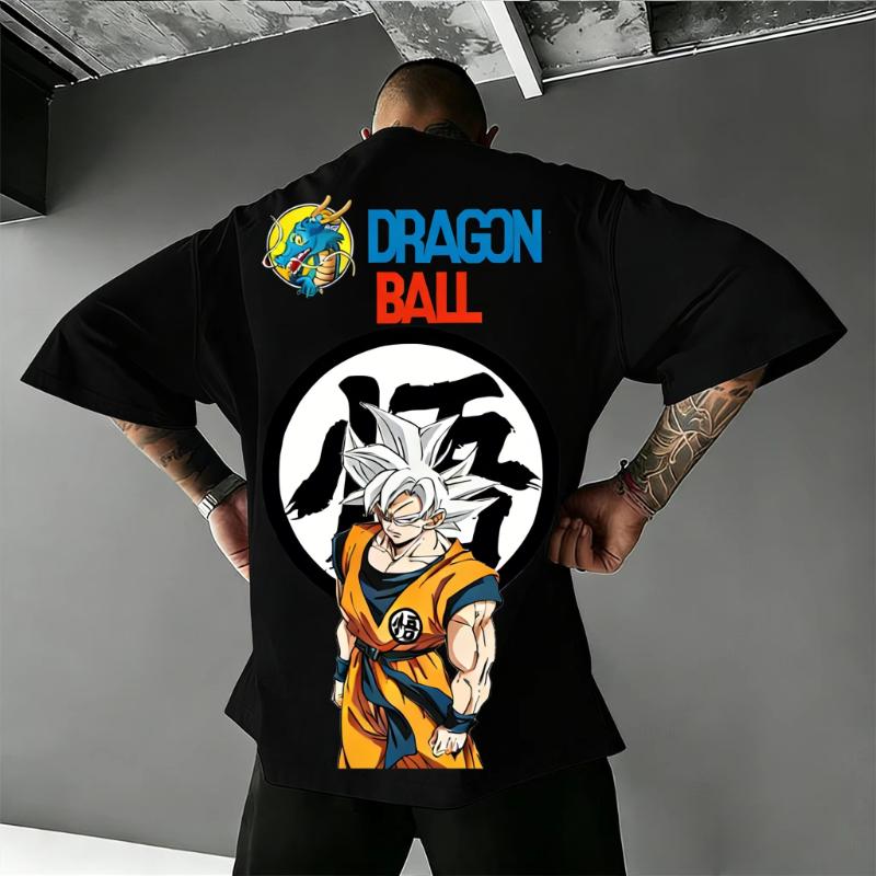 Dragon Ball Anime T Shirt Men Women Goku Graphic Tee Cotton Short Sleeve Summer Streetwear Casual Tops Manga Print Y2k Clothes