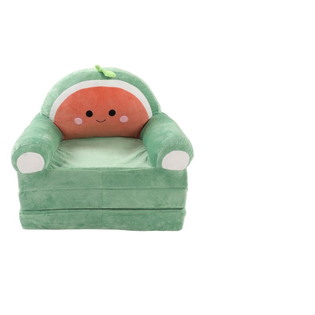 Милый мультяшный складной детский диван со спинкой, кресло 2 в 1, складной детский диван-кровать для гостиной