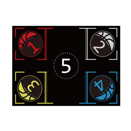 Баскетбольный тренировочный мат для работы ног, нескользящий, с низким уровнем шума, тренировочный мат для баскетбольной системы, тренировочный мат для ловкости и работы ног для тренировки дриблинга дома