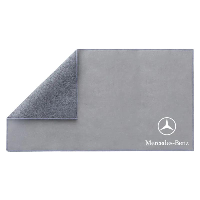 Car Cleaning Soft Brush Car Wash Towel Microfiber Cleaning Rag Cloth For Mercedes Benz AMG A C E R class CLA GLA W204 W210 W124