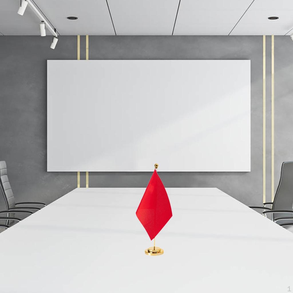 Настольный держатель флага, офисная настольная подставка для внутреннего флагштока с мячом