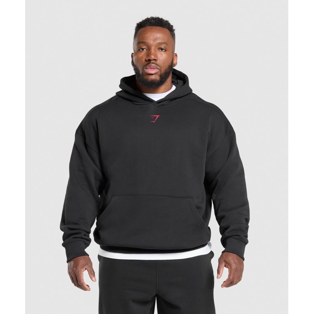 Gymshark Толстовка Lifting Club с капюшоном, черная A1c8c Bb2j