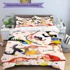 3pcs Duvet Cover Set (1*Duvet Cover + 2*Pillowcase, Without Core), Pippi Longstocking Print Bedding Set, Bedroom Decor, All‑Season, Birthday Gift