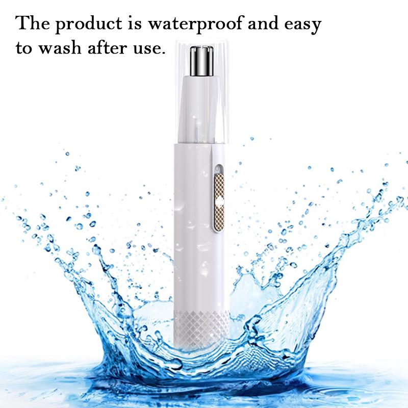 Электрический триммер для бритья носа и ушей портативный унисекс безопасный уход за лицом перезаряжаемый триммер для волос в носу бритвенный инструмент для удаления волос