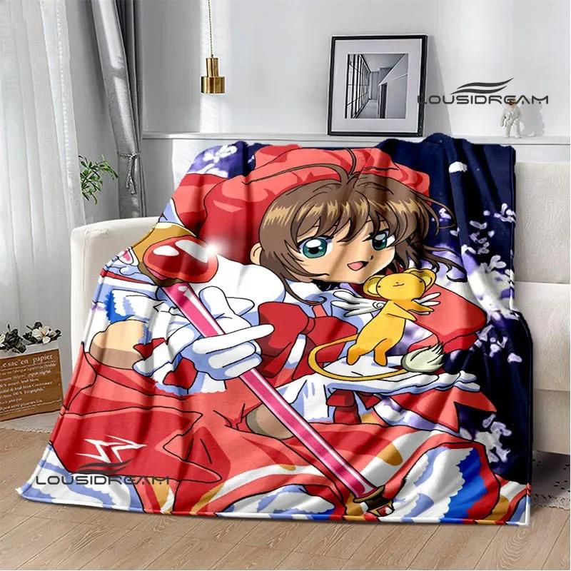 Card Captor Sakura Cartoon blankets fashion blankets Warm Flannel Soft Comfortable Blanket Home Travel Blanket Birthday Gift