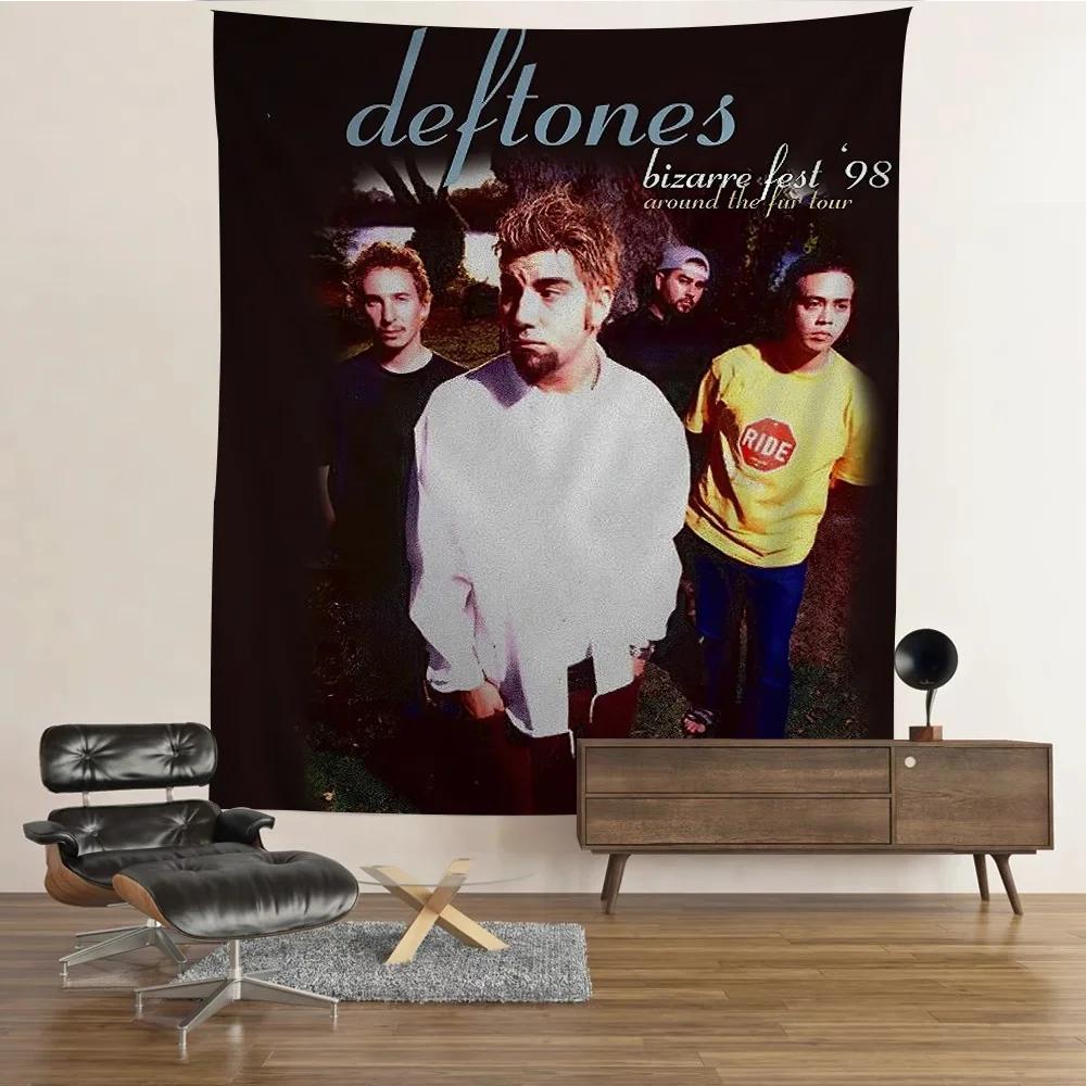 Звезда Хип-Хоп Певец Deftones Подвесной Богемный Гобелен Богемные Настенные Гобелены Мандала Кавайная Декор Комнаты