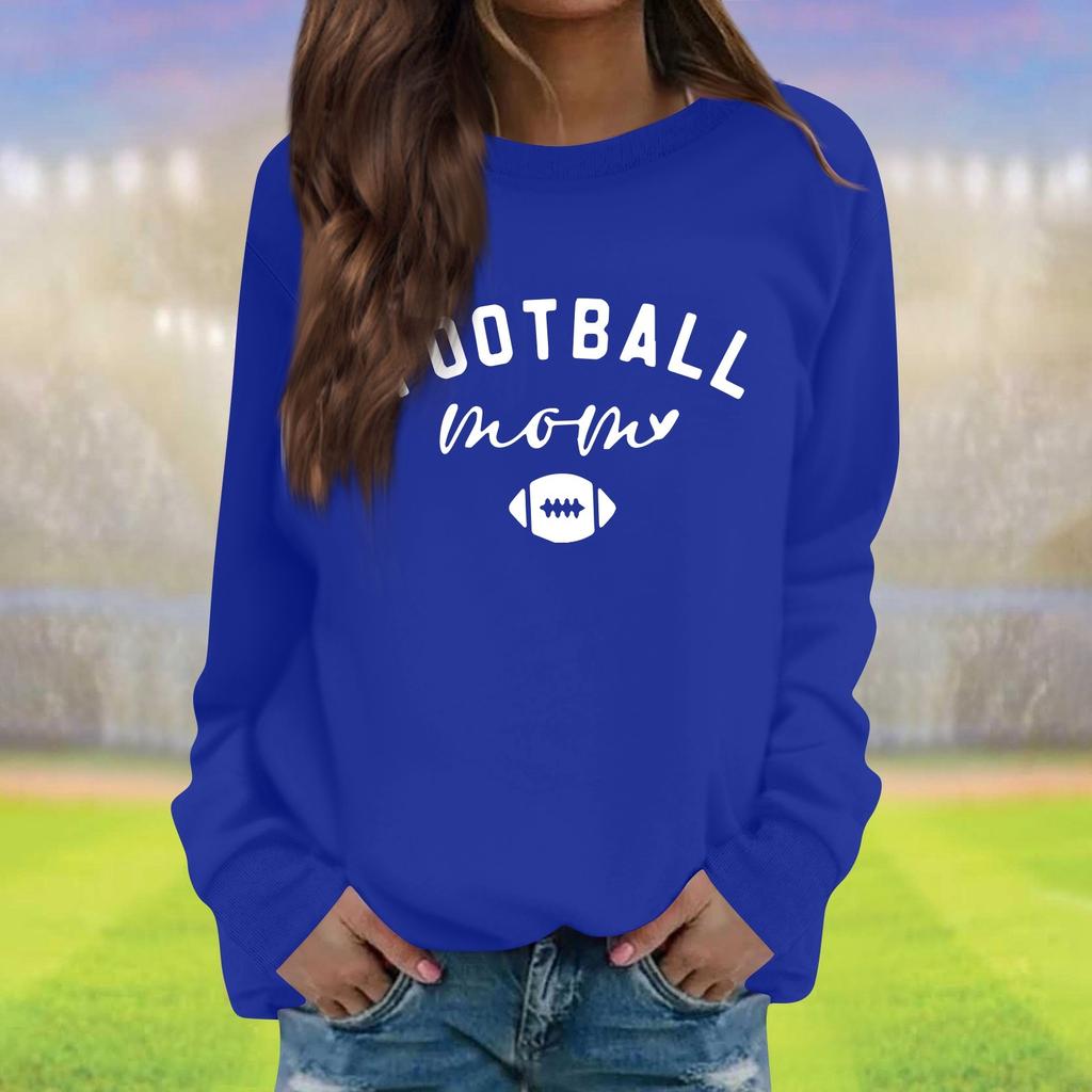 Женская модная повседневная толстовка с длинным рукавом и круглым вырезом с принтом