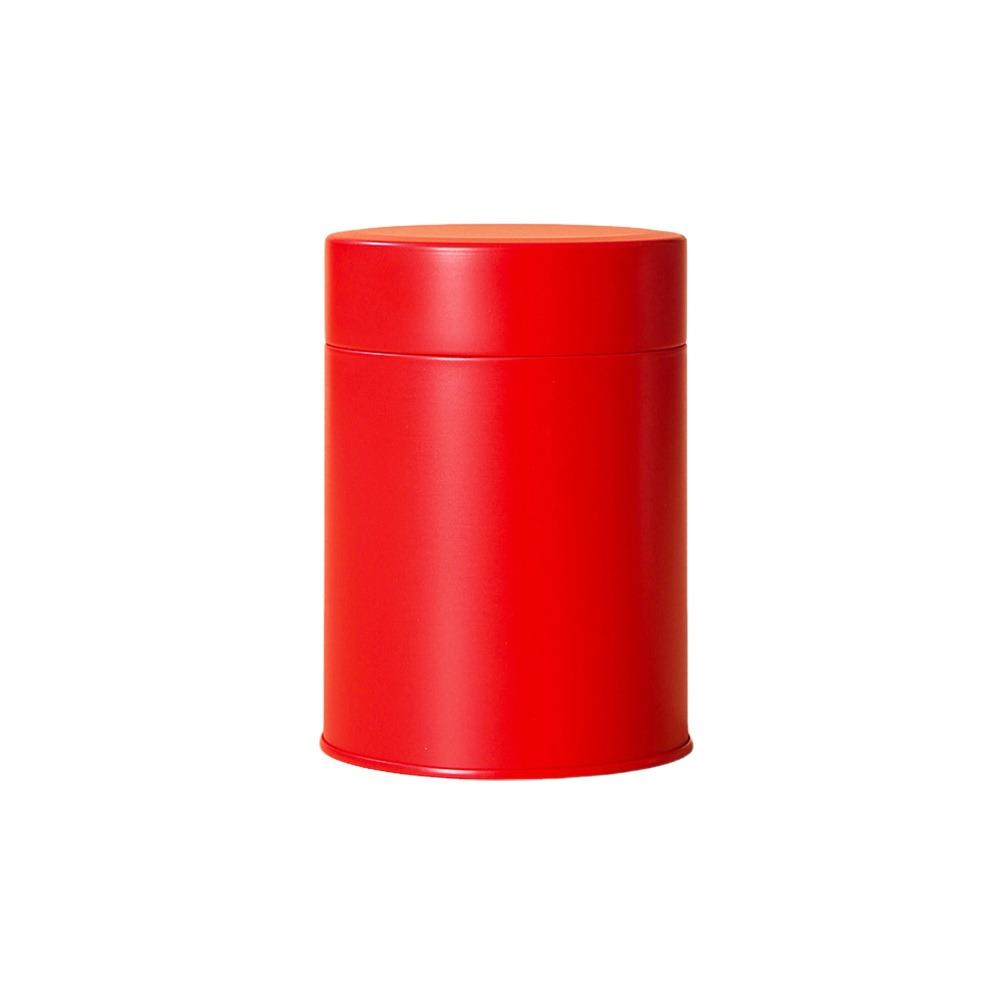 Portable Tinplate Tea Tin Large Capacity Moisture-proof Tea Jar Round Sealed Tea Can for Home&Travel