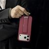 Металлическое кольцо Ремешок на запястье Держатель Чехол для телефона Для iPhone 17 16 15 14 13 Pro Max Plus Air Подставка Kickstand Силиконовый Защитный чехол