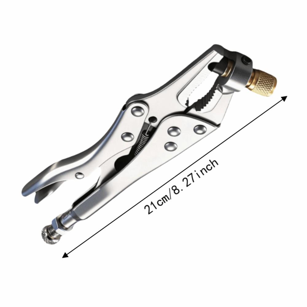 1/4" SAE Interface Locking Tube Plier Vice Grip Refrigeration Tube Plier For HVAC Refrigeration