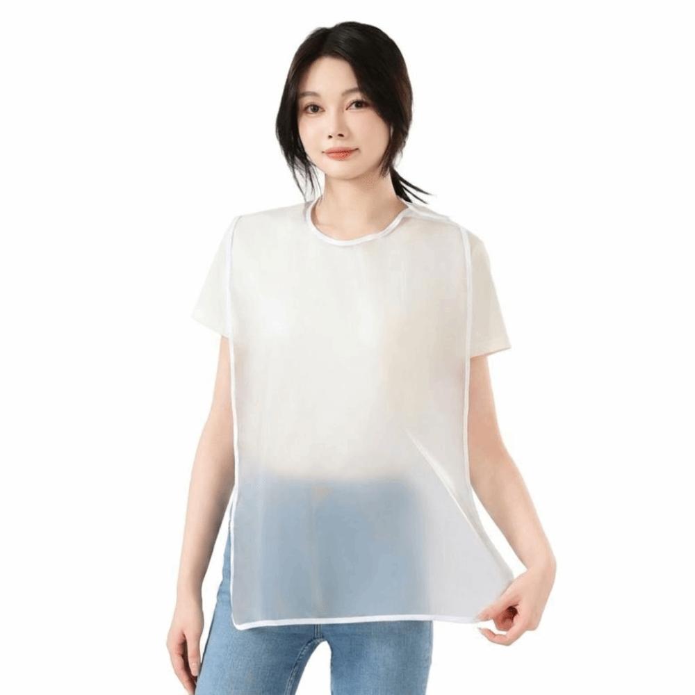 Stain-proof Kitchen Cooking Apron Waterproof Catering Work Clothes Casual Elderly Bib BBQ