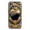 Счастливый Черный Чехол для Телефона Apple для iPhone 17 16 15 14 13 12 Pro Max 11 Pro Max 17 AIR Plus Ударопрочный Мягкий ТПУ Чехол Fundas