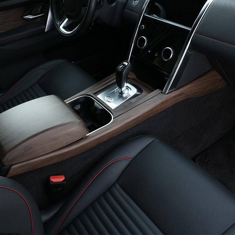 Для Land Rover Discovery Sport  ABS Углеродное волокно Боковая декоративная полоса центральной консоли автомобиля Наклейки Аксессуары для интерьера автомобиля