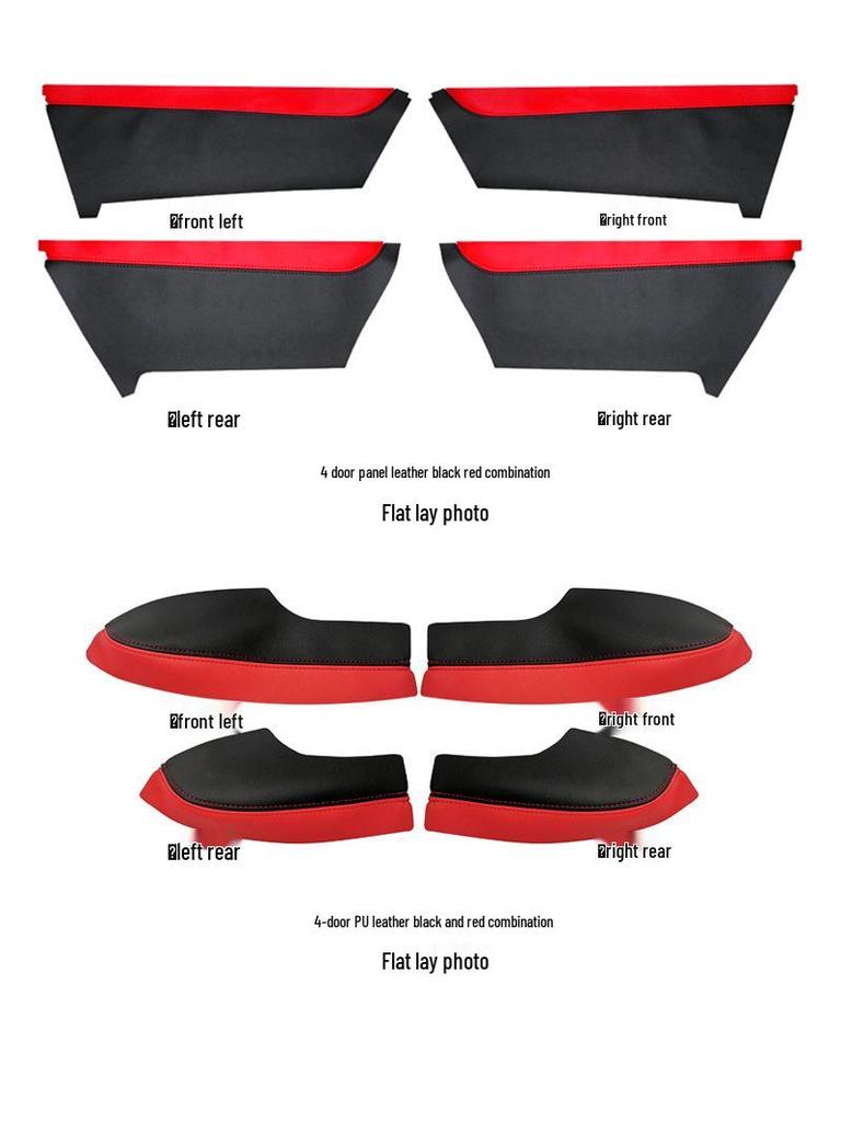 Fits 2016-2021 Honda Civic, Tenth Gen Leather Door Panel Armrest.