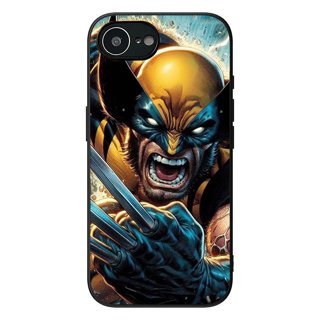 Чехол для телефона X Men Marvel Wolverine Xmens для Apple iPhone 16 15 14 11 Pro Max 7 8 Plus SE2 SE3 SE 2022 2020
