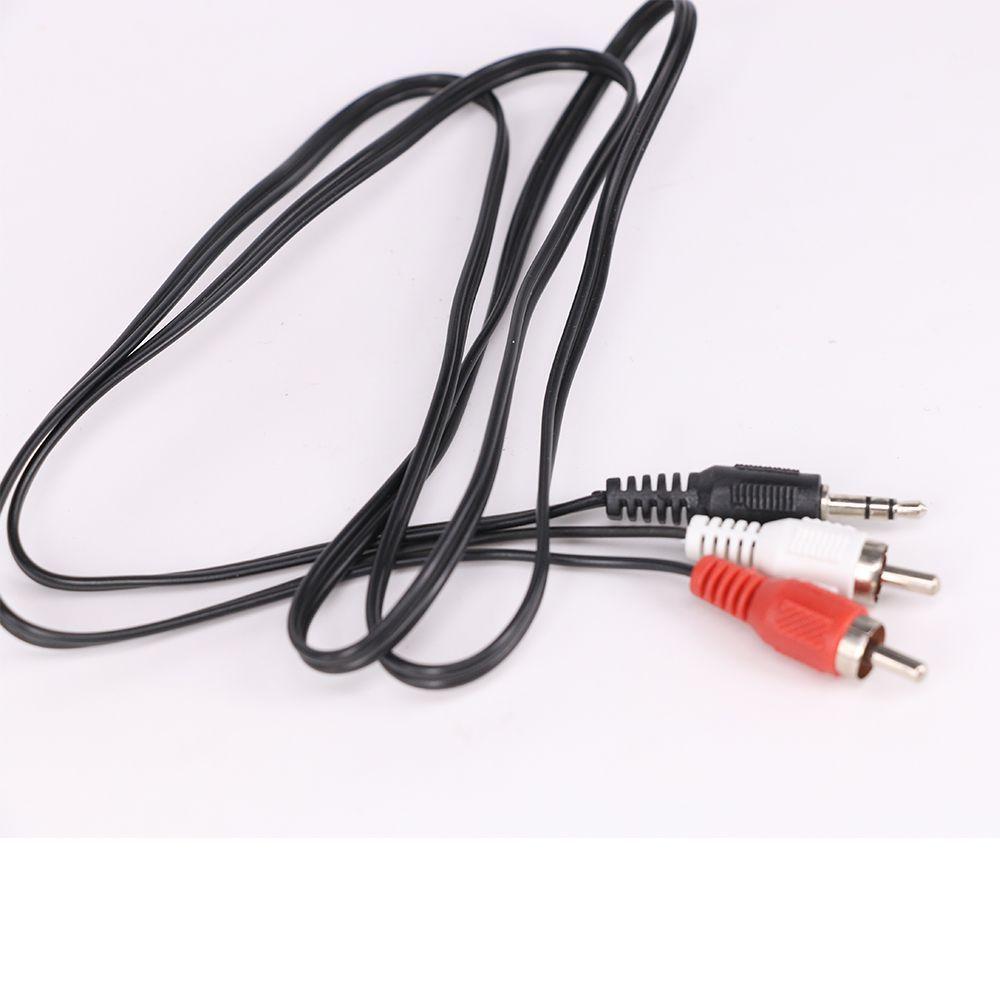 Mp4 1m 7AIY Computer TO Mobile 3.5mm Jack Speaker Stereo Cable 3.5mm To 2 RCA Audio Line