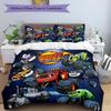 3pcs Blaze and the Monster Machines (3) Design Cover Set - HD Printed Bedding with 1 Cover and 2 Pillowcases - Perfect for Home and Dorm Decor