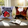 Анимация A-A-Angry Birds Мультяшная Наволочка Дюймы Сельский Декор Домашние Подушки-Пледы Для Декора Дивана