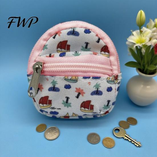 Сумка для ключей из Оксфордской ткани, Мини-рюкзак, Кошелек для монет, Отделение на молнии, устойчивое к царапинам, Маленькая сумка-кошелек на молнии, Брелок-сумка, Водонепроницаемый чехол для наушников