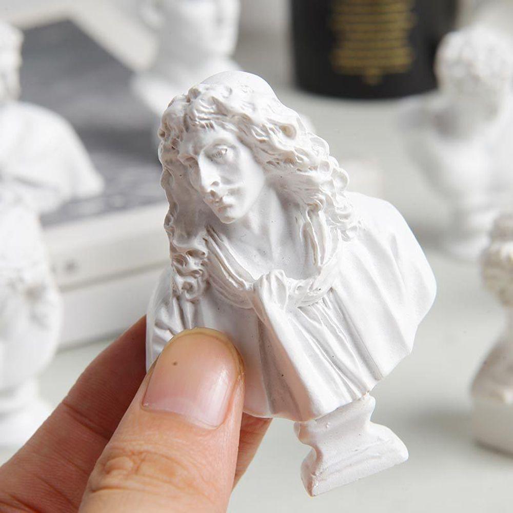 Desktop Ornament Greek Mythology Figurine Plaster Bust Statue Gypsum Portraits Famous Sculpture