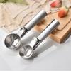 3pcs Press-type Design Ice Cream Ball Digger Rust-proof Fruit Ball Spoon Ice Cream Scoop  Avocado