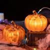 Миниатюрная хрустальная фигурка тыквы, коллекционная искусственная тыква, настольное украшение для осеннего урожая, Дня благодарения, Хэллоуина