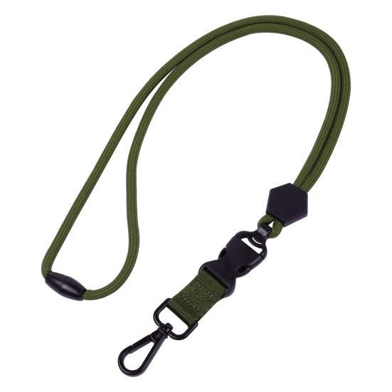 Heavy-Duty Key Lanyard with Detachable Buckle Quick Release Adjustable ID Badge Breakaway Neck Lanyard