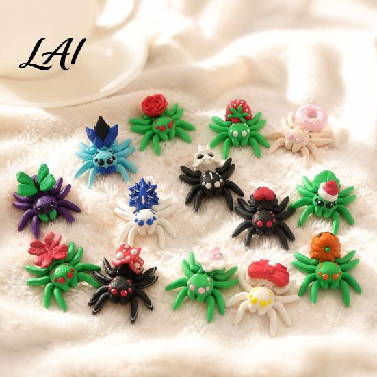 PLA Craft Gifts 3D Printed Spider Figurine Articulated Fidget Toy Movable Joints Ornamental Pieces for Windowsill Animal Creative Desktop Ornaments