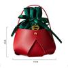 Decoration PU Gift Handbag With Handle Material Package Gift Pouch Candy Bag Christmas Present Bag