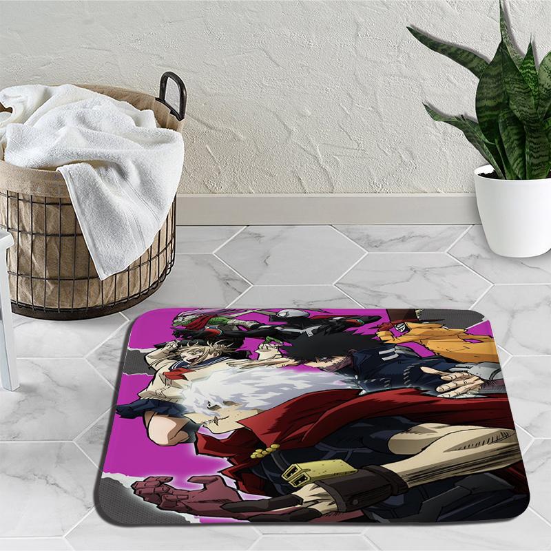 Amime My Hero Academy напольные коврики Деку Мидория Изуку Бакуго ковер мультфильм спальня гостиная мягкий нескользящий коврик