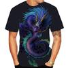 Dragon Animal 3D Print T Shirt Spring Summer Tee Women Men Clothing Plus Size O Neck Short Sleeve Loose Tops Breathable Couples Shirts
