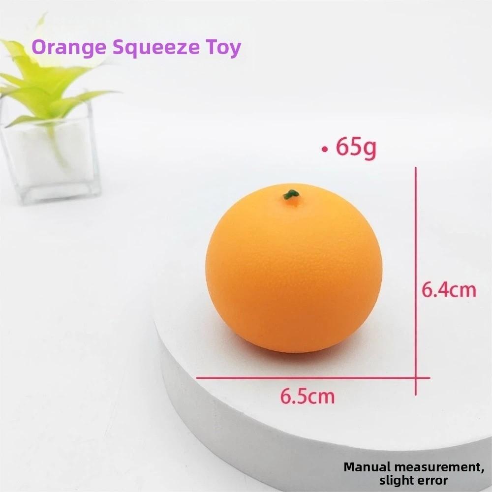 Slow Rebound Realistic oranges Squeeze Toys Artificial Fruit Pinch Toy Children Gifts