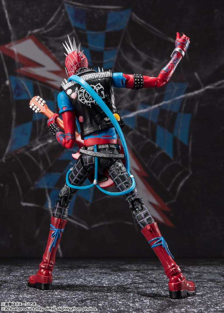 TAMASHII NATIONS Спайдер Панк через Приблизительно 175 мм окрашенная подвижная фигурка SHFiguarts (Человек-паук, вселенная паука) ПВХ и АБС