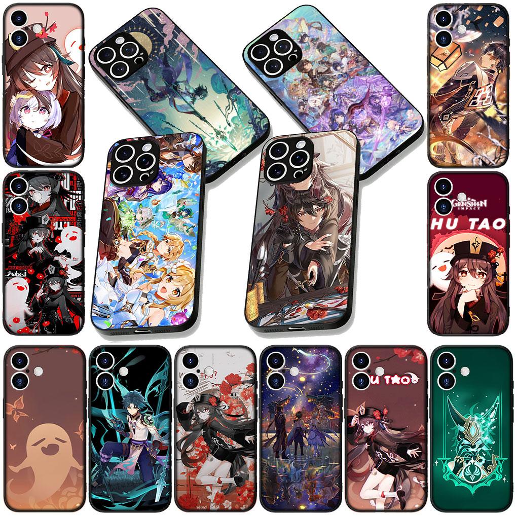 Phone Cover for Samsung Galaxy Note 20 9 8 S8 S10 S9 Plus A54 A33 A21S A31 M21 S10E A17 Case Zhong Li Genshins HuTao Xiao Impact