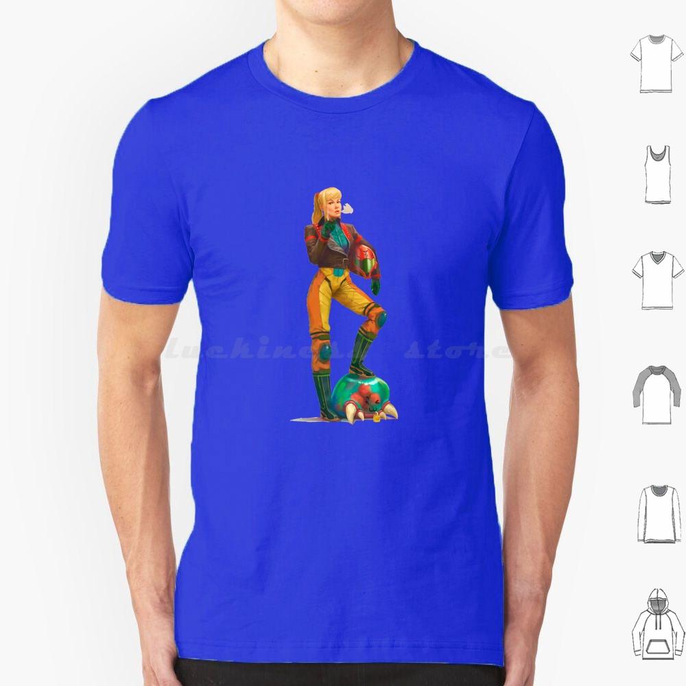 Metroid T Shirt Men Women Kids Samus Metroid Game Videogame Retro Tough Chick Samus Aran Women Strong Dread Space Pirate