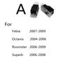 ZDVK6 2PCS LED For Skoda Superb 2 MK2 Superb 3 2006-2020 VRS Car Door Ghost Shadow Light logo Lamp Projector Decoration Accessories