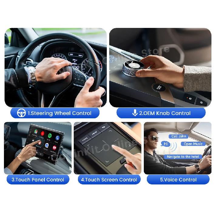 Carlinkit Android 13 Carplay Ai Box 8GB 128GB QCM6125 8-ядерный CarPlay Android Auto Беспроводной для Онлайн ТВ Netfilx Youtube IPTV