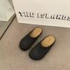 Женские Французские Ретро Плетеная Ажурная Обувь-Слипоны в Стиле Birkenstock, Модные Универсальные Ленивые Лоферы на Толстой Подошве для Повседневной Носки