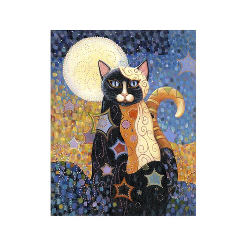 Густав Климт, Известные картины, Кошки, Искусство, Холст, Живопись, Абстрактные и милые животные, Ретро, ​​Фрески,