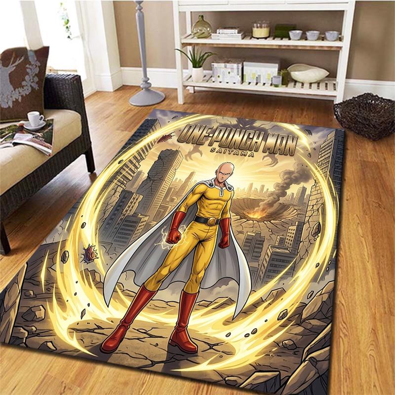 Onepunch Man Carpet Rug For Living Room Bedroom Home Sofa Decoration Kids Play Nonslip Floor Mat