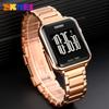 Многофункциональные спортивные часы мужские стальной ремешок водонепроницаемые электронные часы сервис квадратный циферблат мужские часы