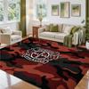 Bayer Leverkusen Football Design Crystal Velvet Rug Soft Decorative Mat for Bedroom Entrance