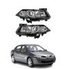 Electric Front Headlight Black Frame Right Left 2 Piece Set For Renault Megane Mk2 2006-2008 OEM 7701063264 7701063256