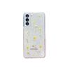 Для Samsung S25ultra Чехол для телефона с цветами S24Plus Блестящий розовый с пайетками A16 Прозрачный A35 Натуральный цветок Нишевый