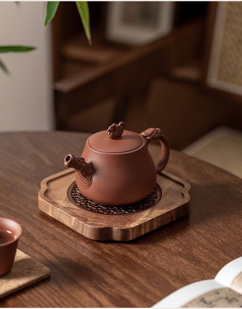 Yixing Masterpiece Authentic Zisha Handmade Teapot Kung Fu Tea Set for Personal Use