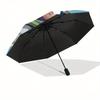 Buzz Lightyear,Space Ranger Automatic Opening and Closing Umbrella - 8-rib Folding Design, Lightweight and Portable, Suitable for Daily Busi