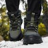 Модные новые мужские зимние ботинки для снега, водонепроницаемые кожаные кроссовки, супер теплые мужские ботинки, мужские походные ботинки, рабочая обувь, размер 39-48