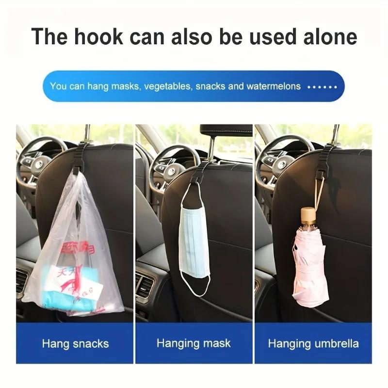 1/2PCS Multifunctional Hook for In-car Umbrella Storage Hook, Car Storage and Organization Hook