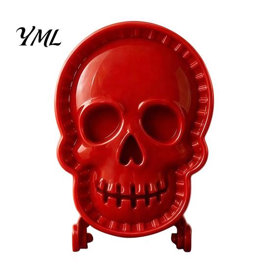 Holiday Baking Molds Halloween Hand Pie Mold, Skull Dough Press Cutter, Reusable Small for Parties Mini Mold Treats Pastry Supplies Tools