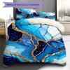 Marble Abstract Modern Pattern Bedding Quilt Set Quilt Cover Pillowcase Home Decoration Gift (1 * duvet cover + 2 * pillowcase, without core)